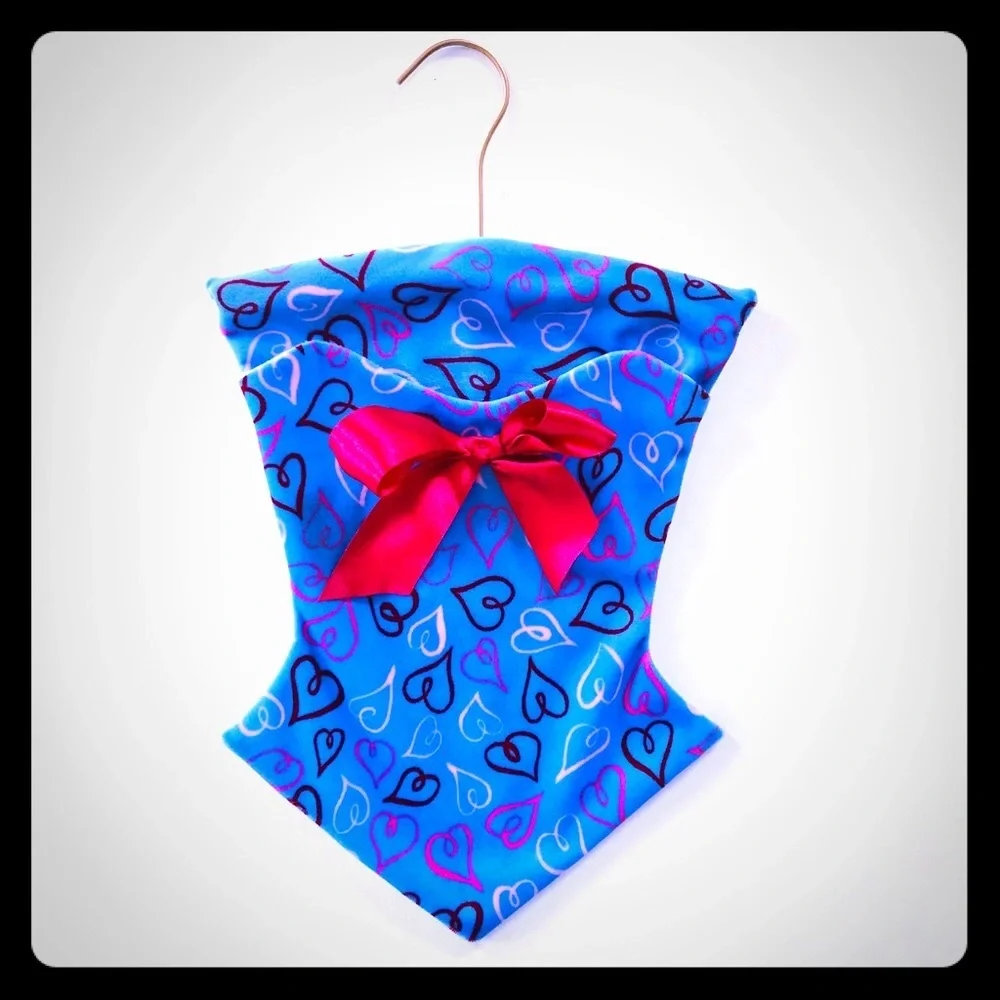 Christmas stocking alternative velvety soft Fancy Corset shape accessory bag.